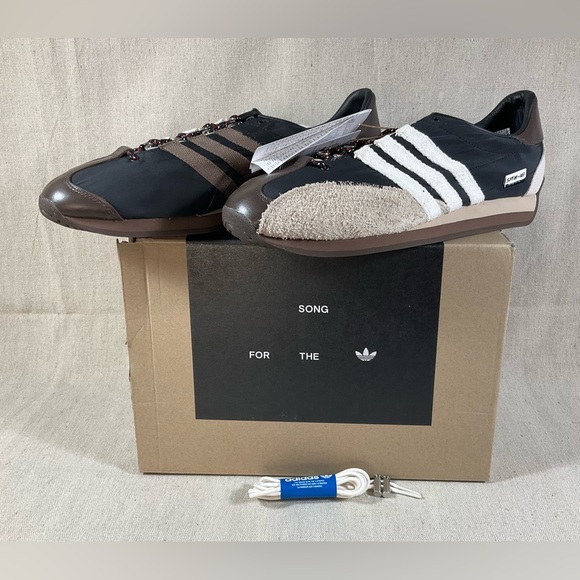 Adidas SFTM x Country OG Core Black  Core White & Earth Strata NIB Size 12.5 - Picture 3 of 9